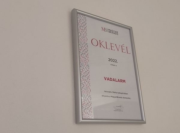 Magyar Brands Innovatív Márka - Vadalarm